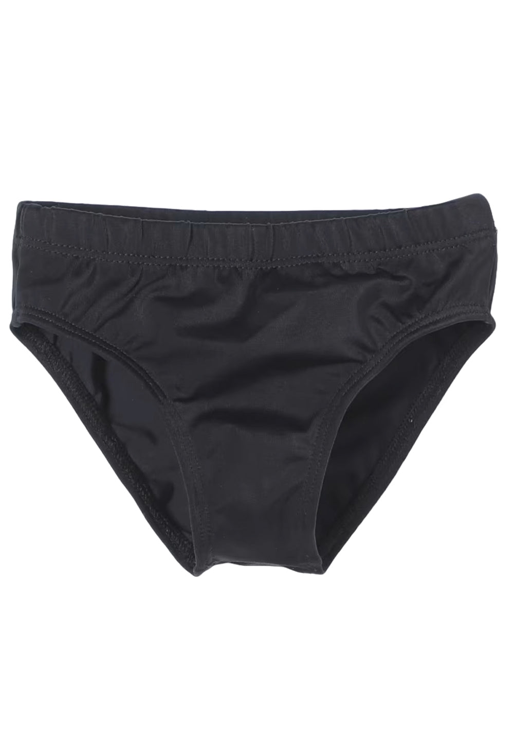 Bañador tipo slip negro para bebé