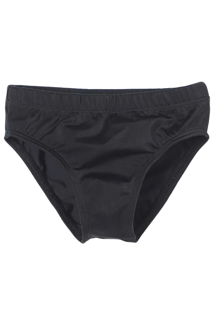 Bañador tipo slip negro para bebé