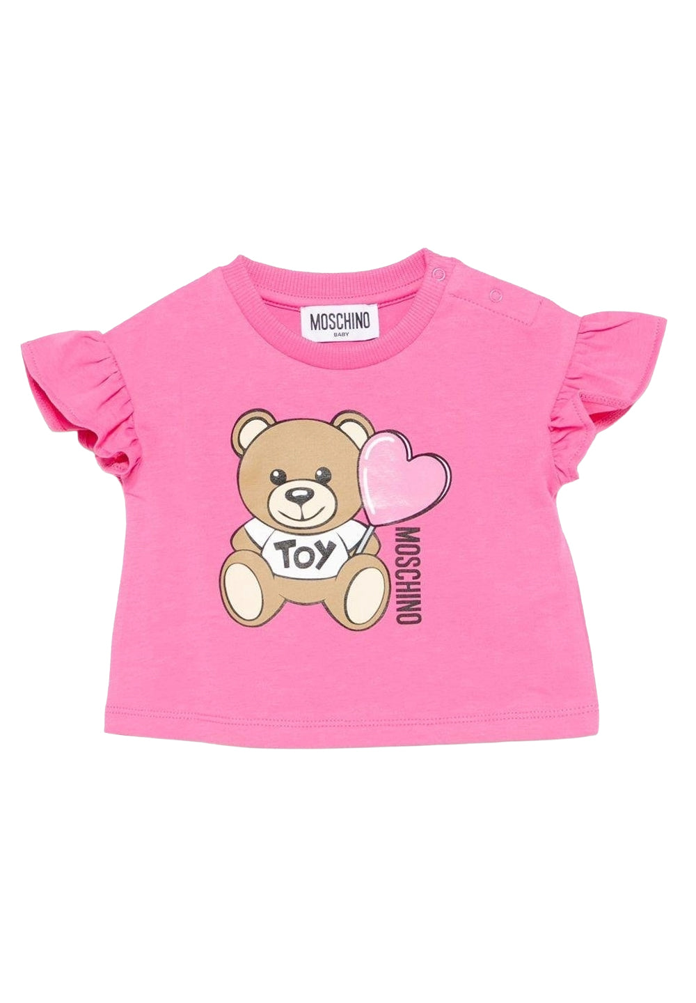 Camiseta fucsia para bebé niña