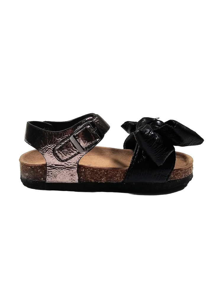Schwarze Sandalen für Baby-Mädchen