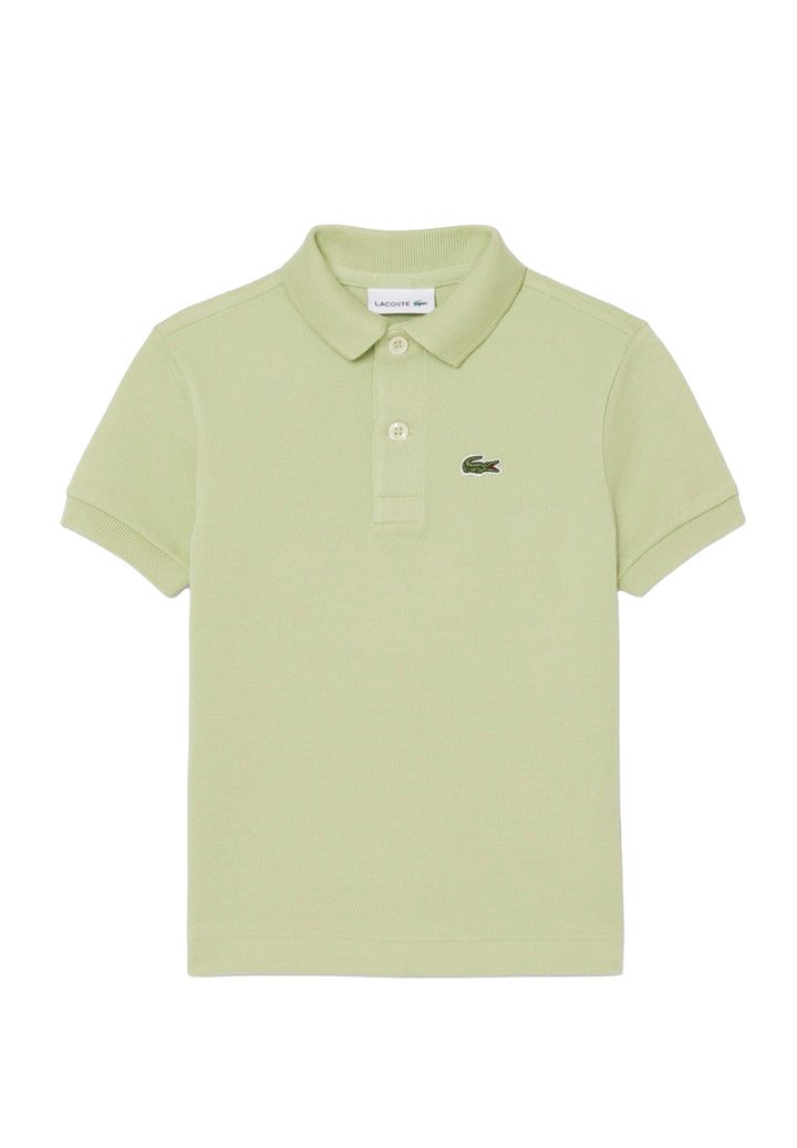 Green polo shirt for boy