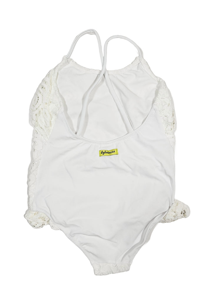 Costume intero bianco per bambina - Primamoda kids