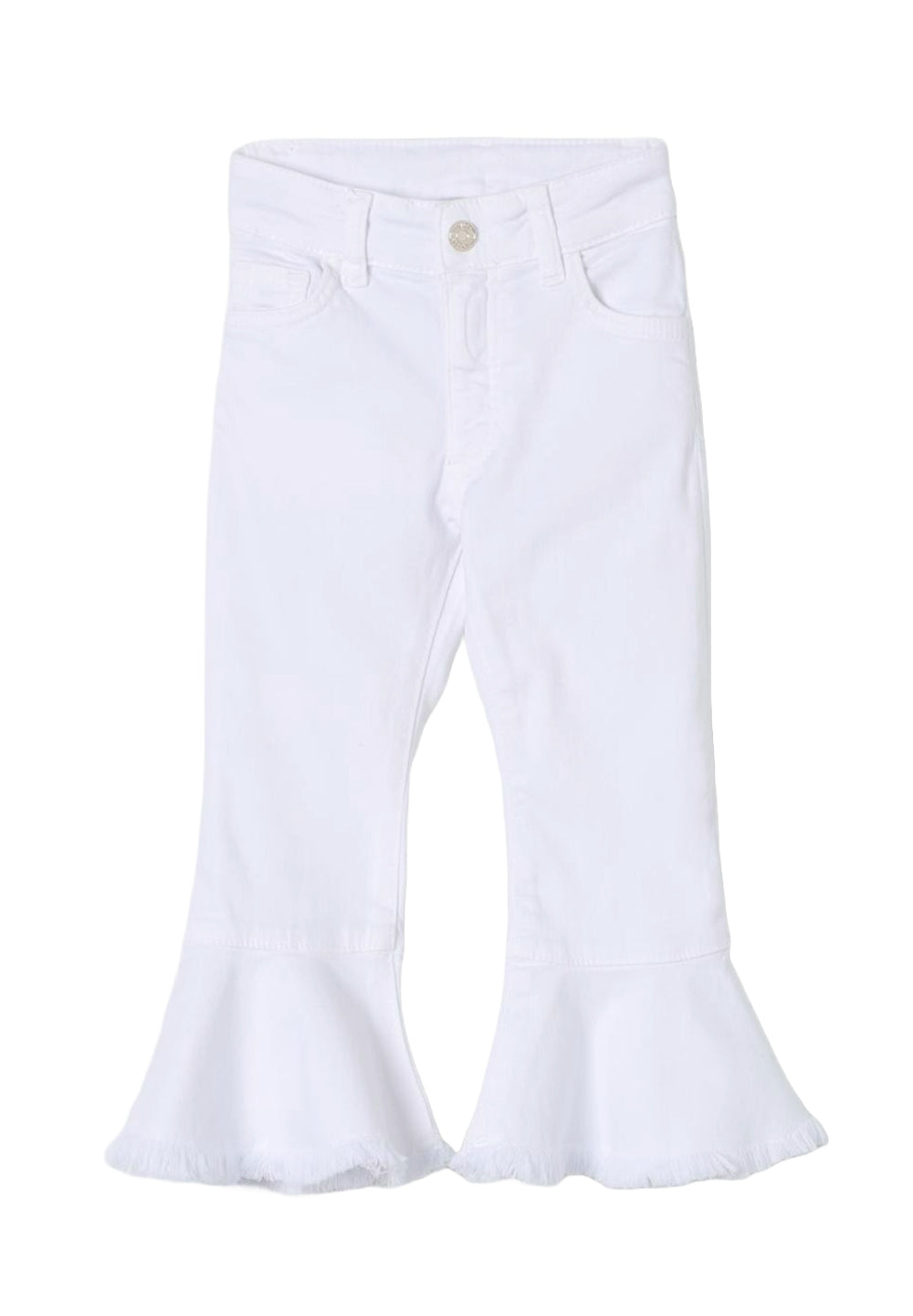 Vaqueros blancos para niña