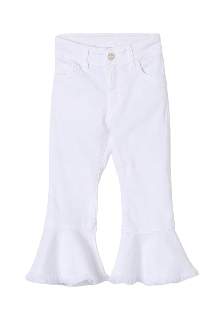 Vaqueros blancos para niña