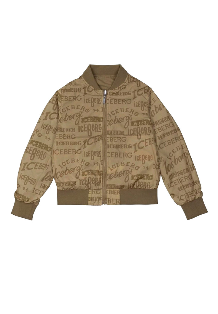 Veste réversible beige pour enfant