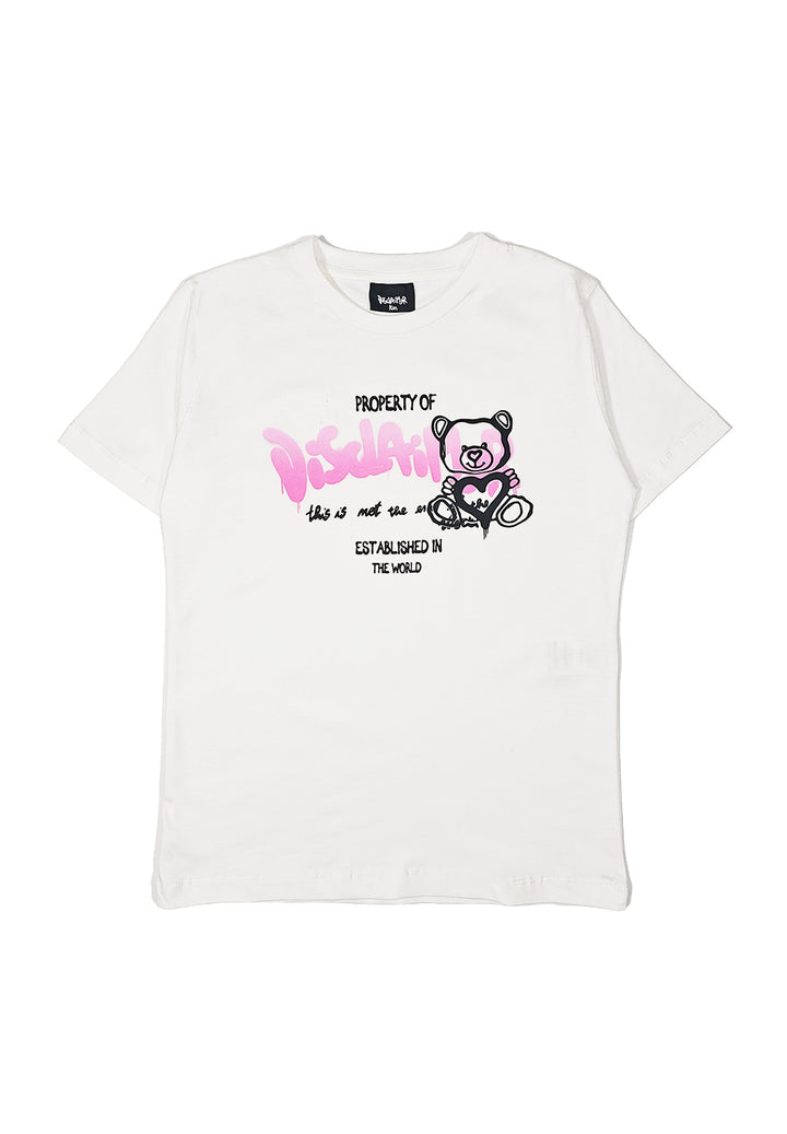 T-shirt blanc pour fille