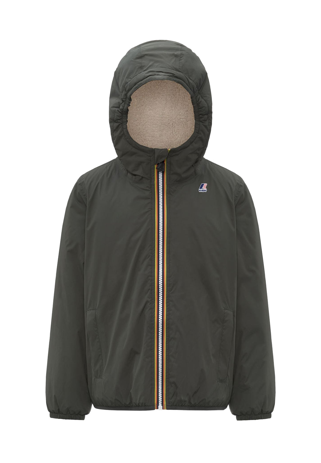 Green jacket for a boy