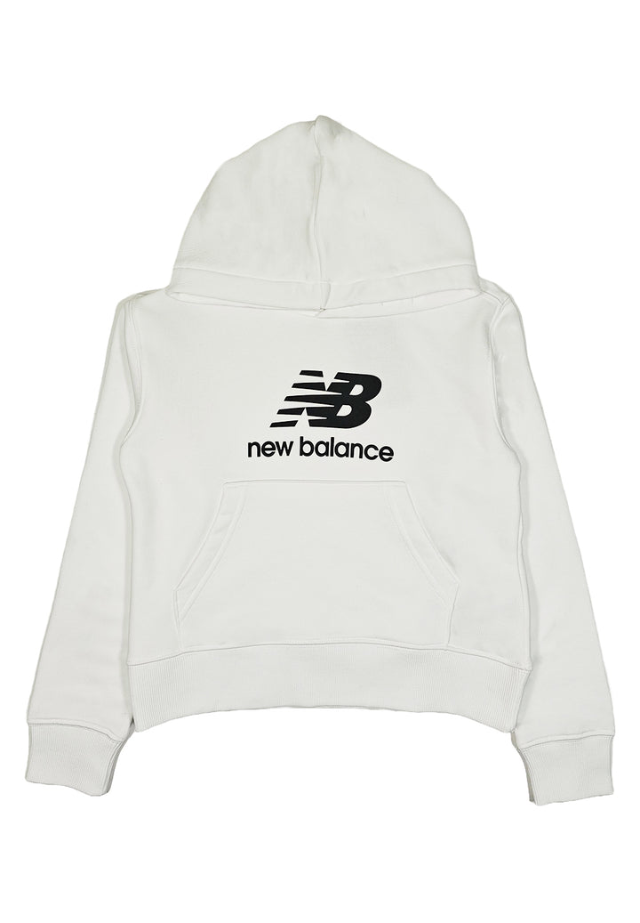 White hooded sweatshirt for girls