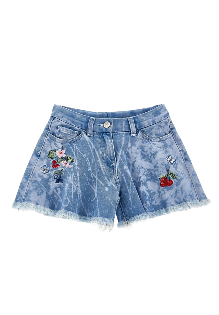 Shorts vaqueros azules para niña