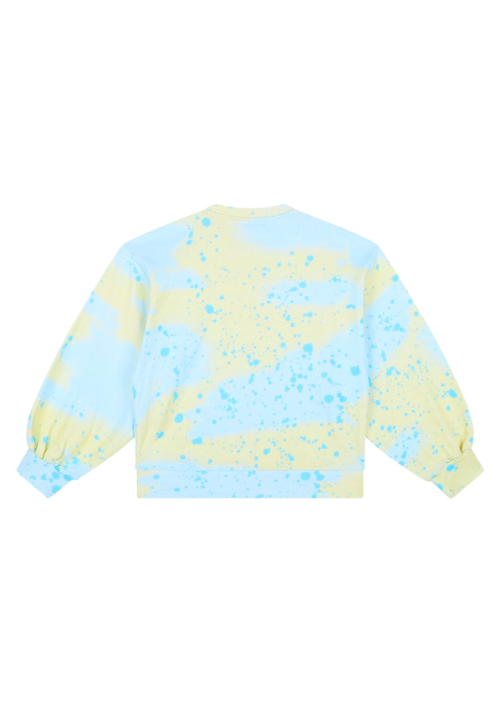 Multicolor crewneck sweatshirt for girls