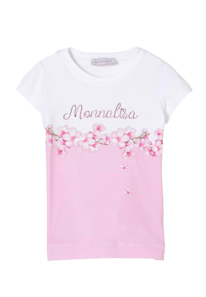 Camiseta blanca para niña