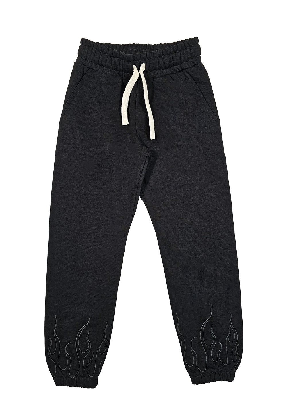 Schwarze Fleecehose für Jungen