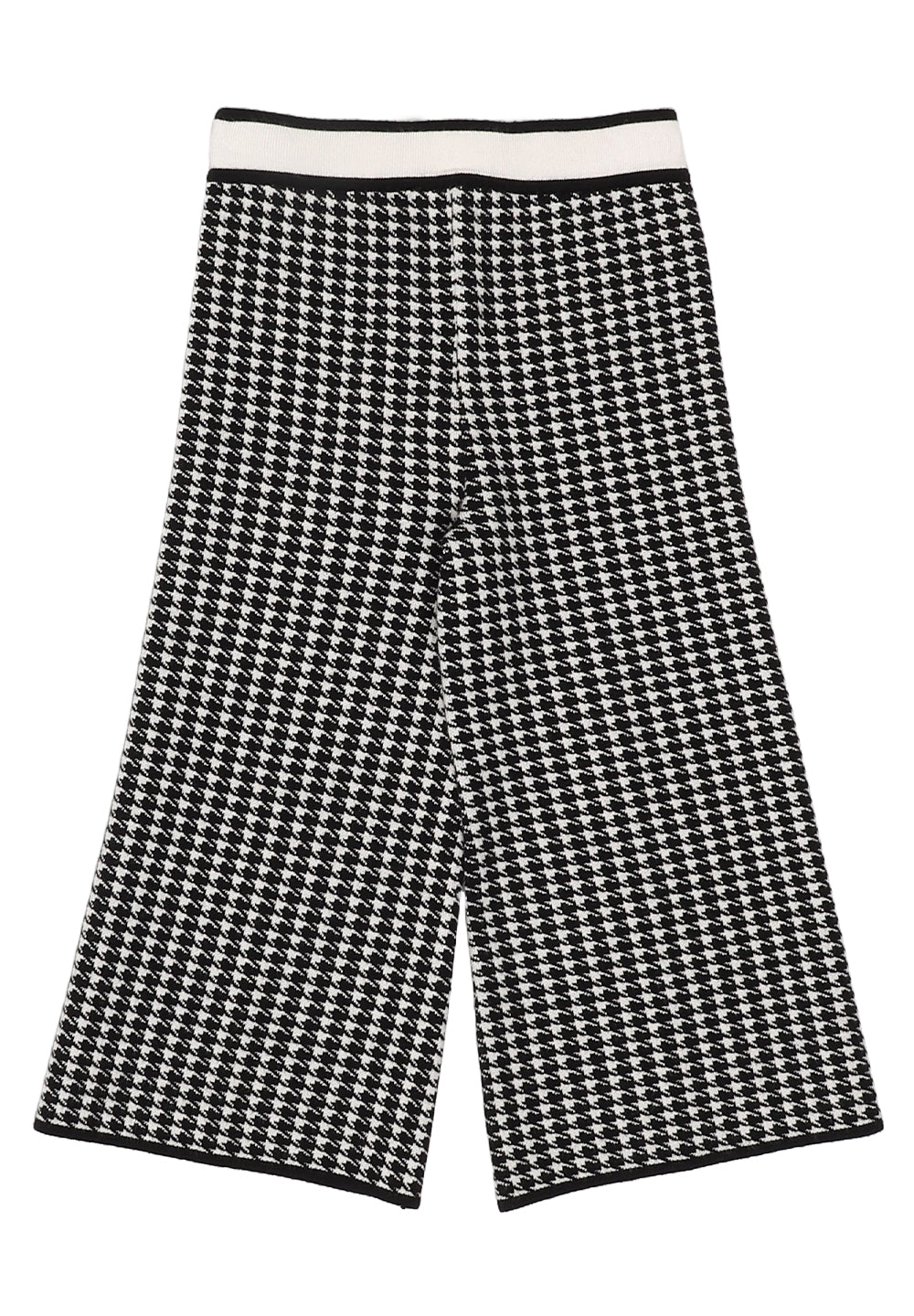 Pantalón blanco y negro para niña