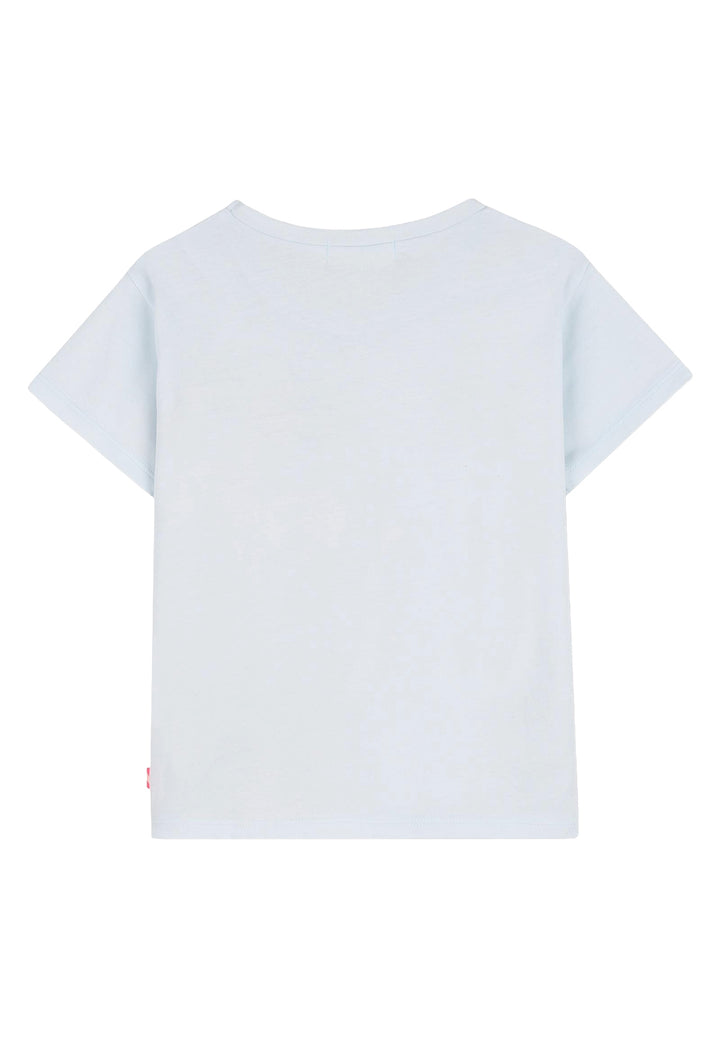 Light blue t-shirt for baby girl