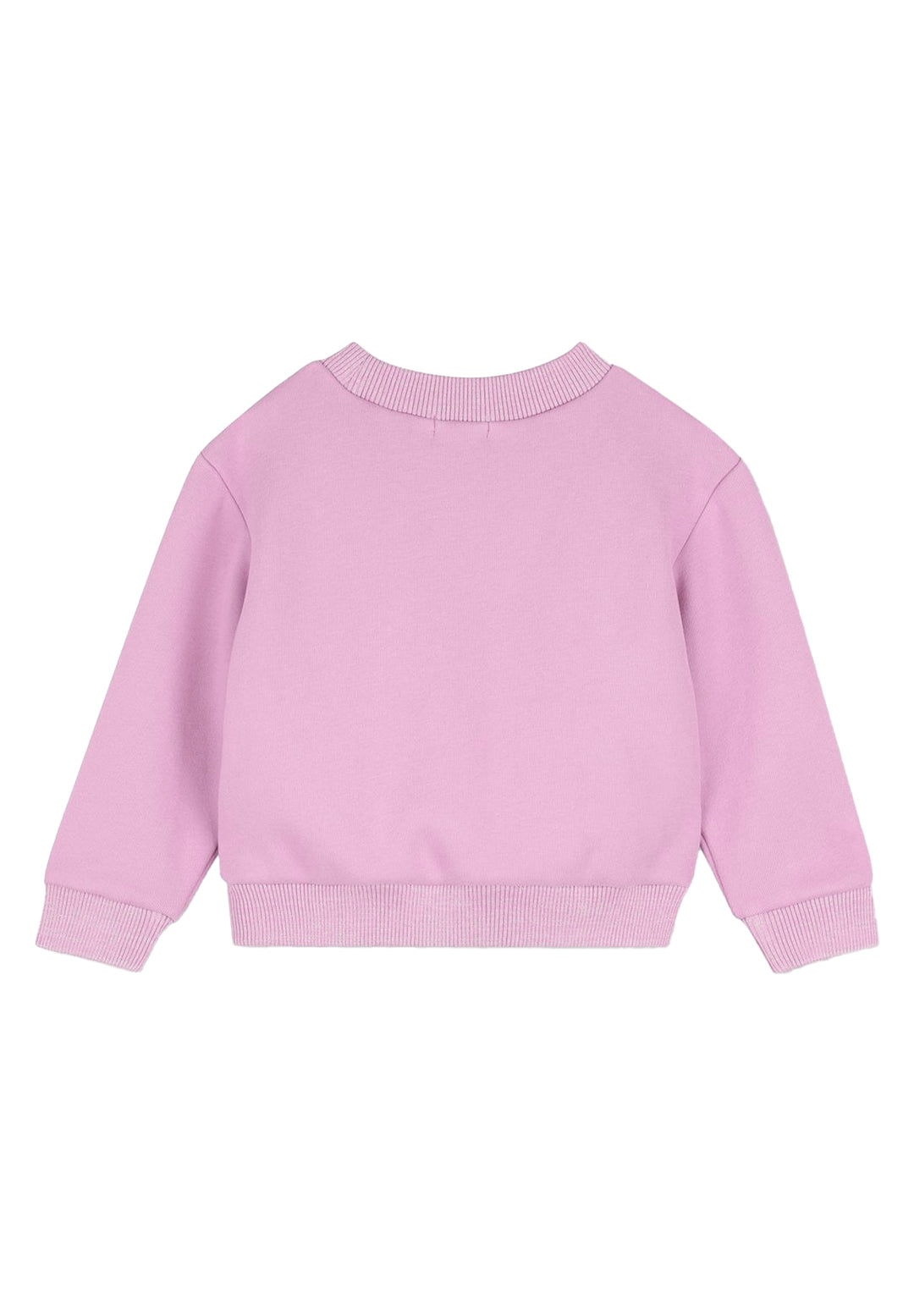 Lila Rundhals-Sweatshirt für Mädchen
