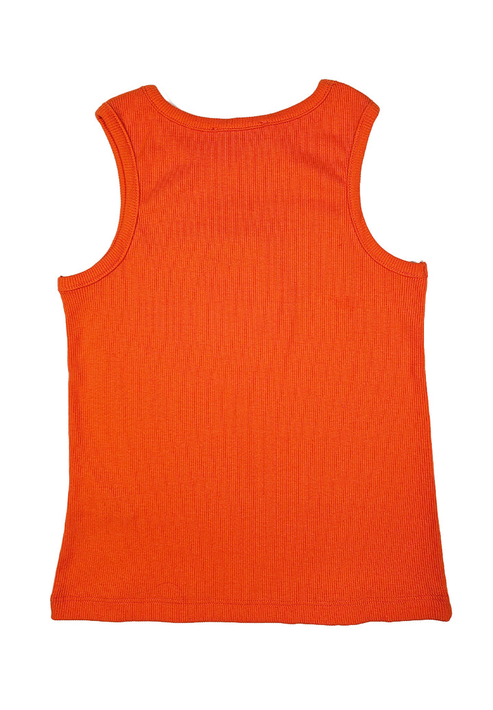 Haut orange pour fille