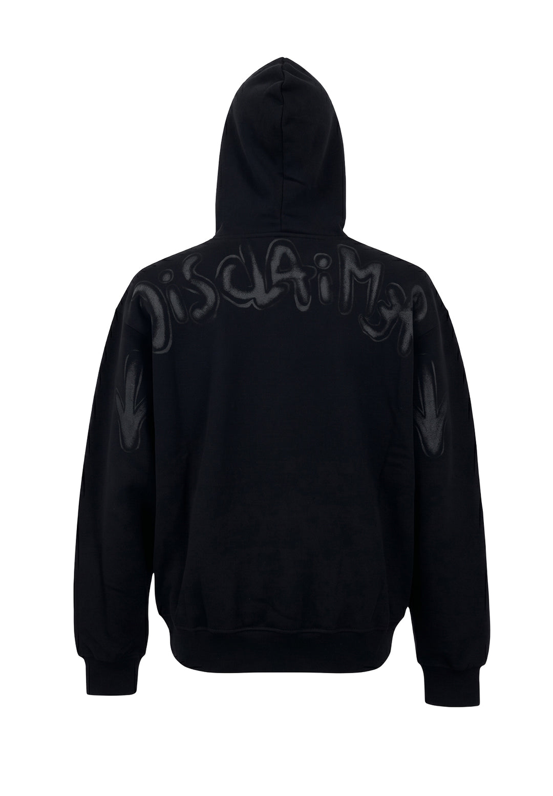 Schwarzer Kinder-Sweatshirt mit Reißverschluss
