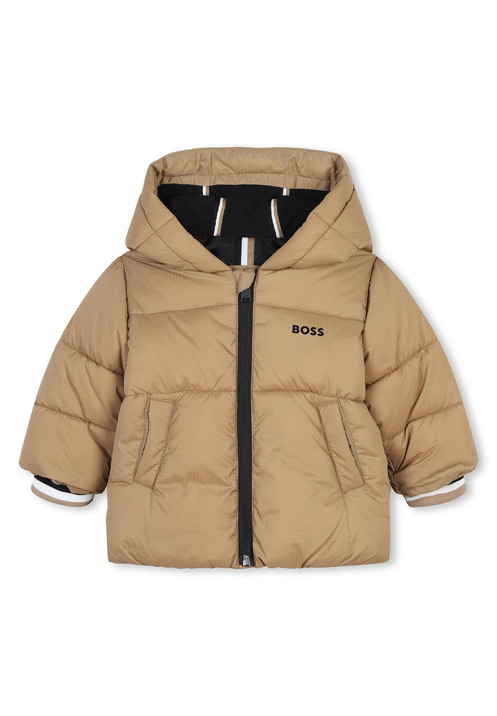 Beige jacket for baby