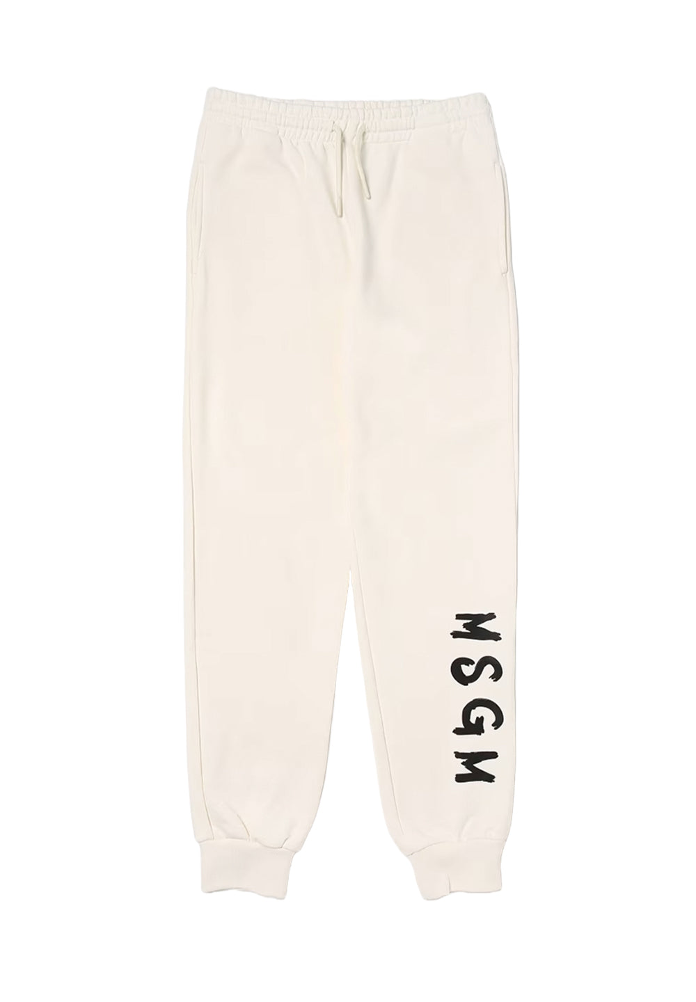 Pantalon de survêtement crème pour filles
