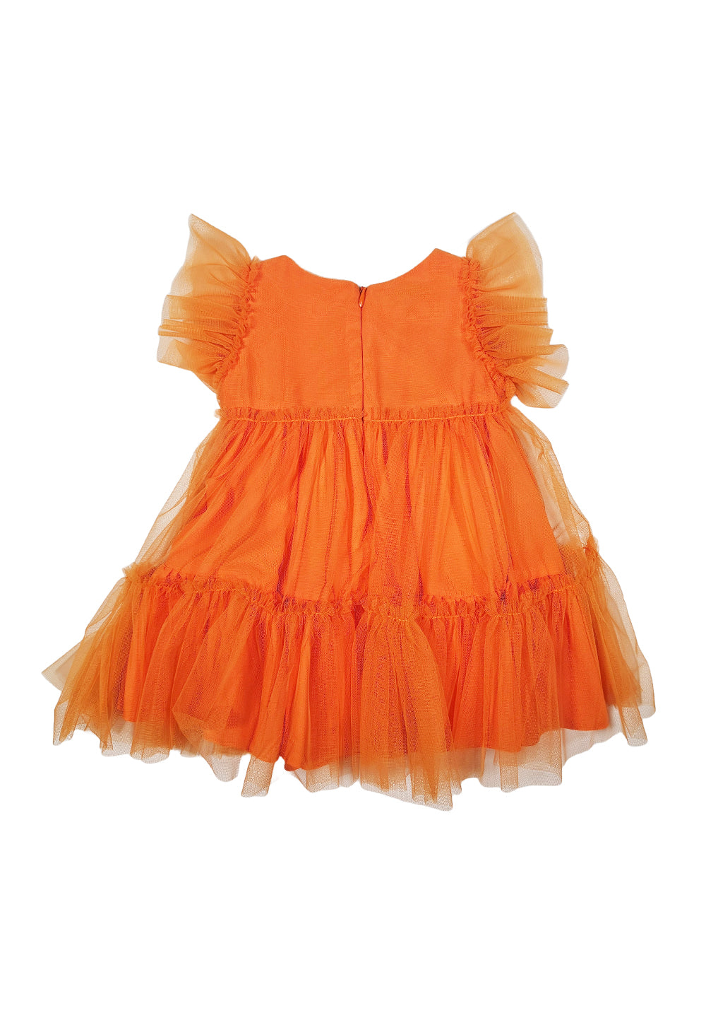 Vestito arancione per neonata - Primamoda kids