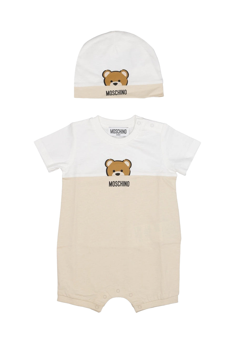 Conjunto de pelele beige para recién nacido