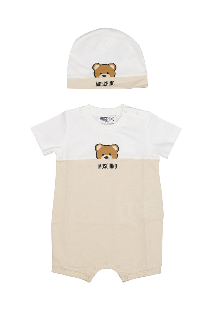 Conjunto de pelele beige para recién nacido
