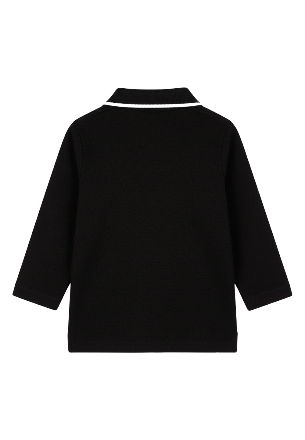 Black polo shirt for boy