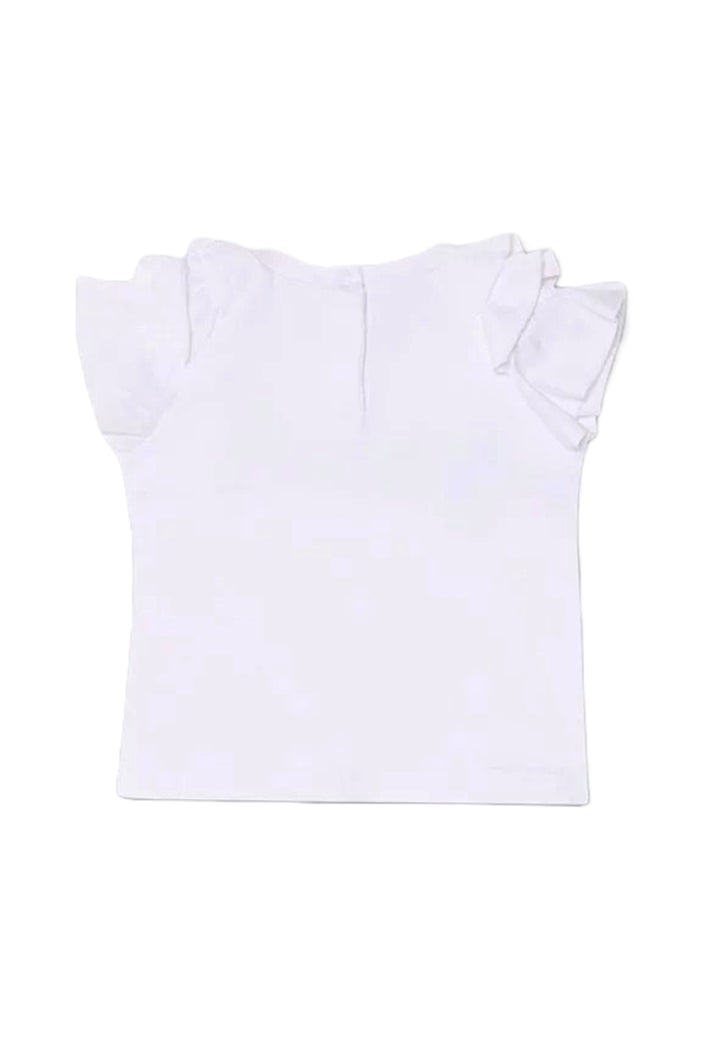 Camiseta blanca para bebé niña