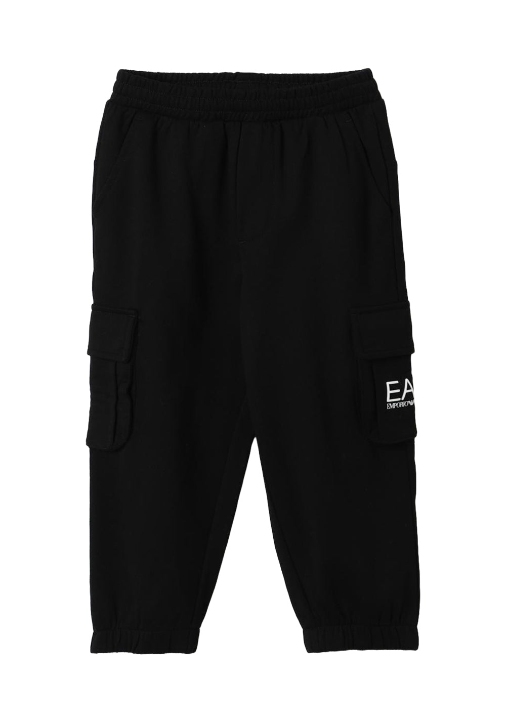 Pantalón de felpa negro para niño