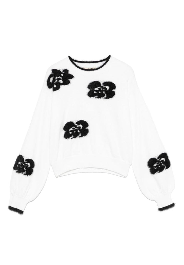 Black and white sweater for girls
