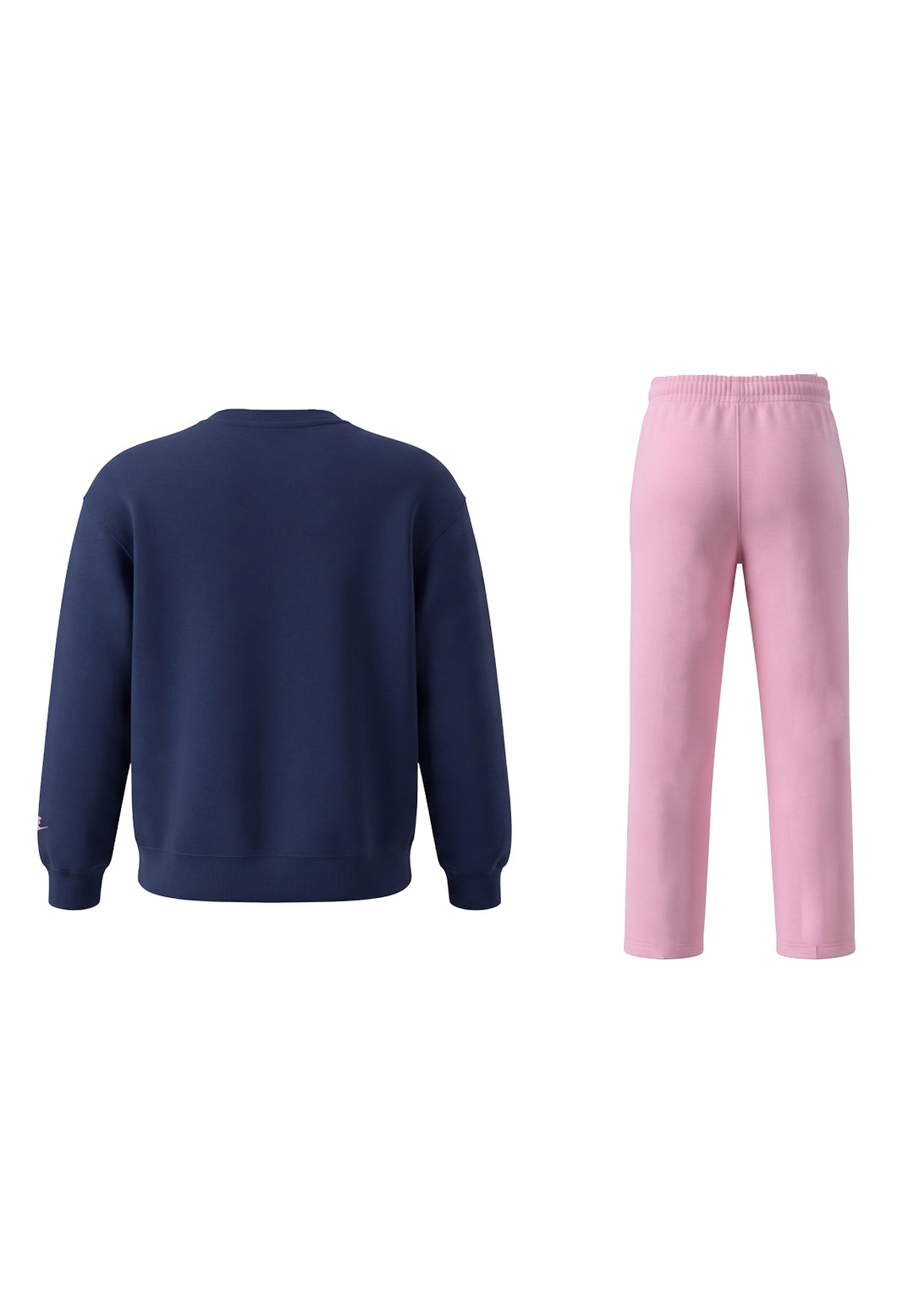 Blue and pink tracksuit for girls