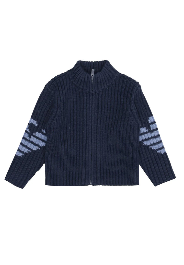 Cardigan bleu marine pour nouveau-nés