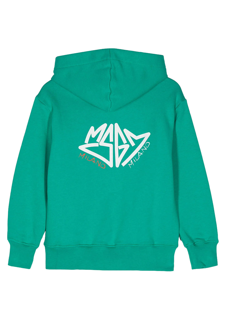 Grüner Kapuzenpullover für Jungen