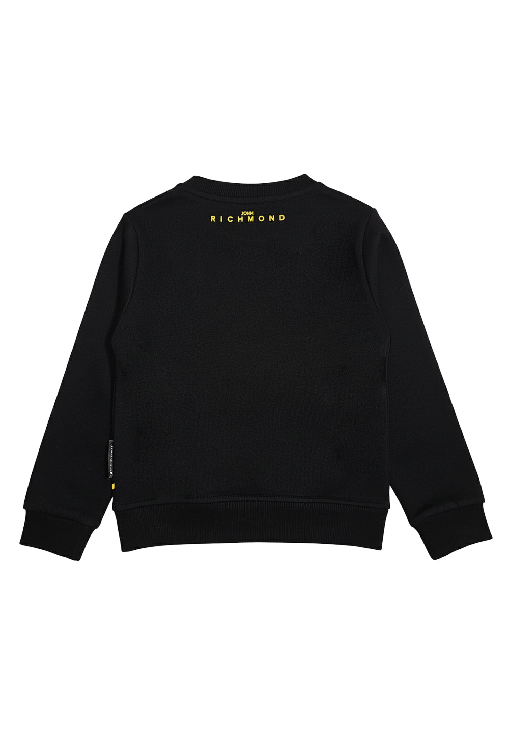 Black crewneck sweatshirt for baby