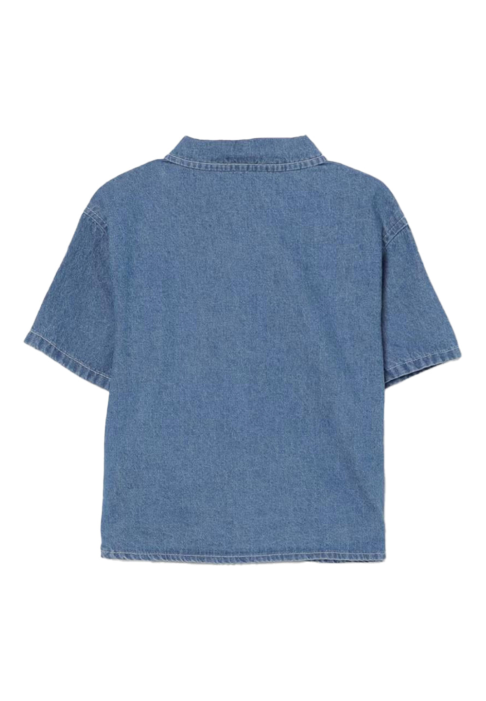 Chemise en jean bleu pour nouveau-nés