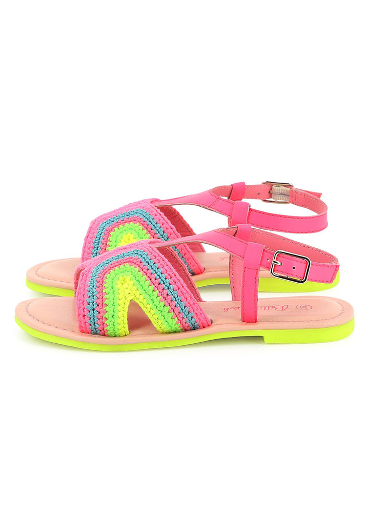 Sandalias multicolor para niña