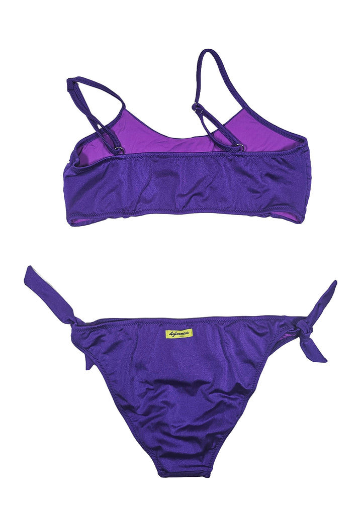 Maillot de bain violet pour fille