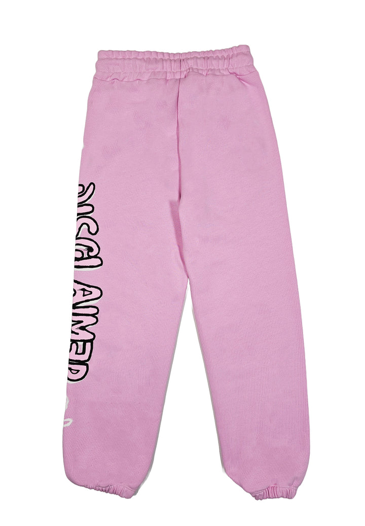 Pink sweatpants for girls
