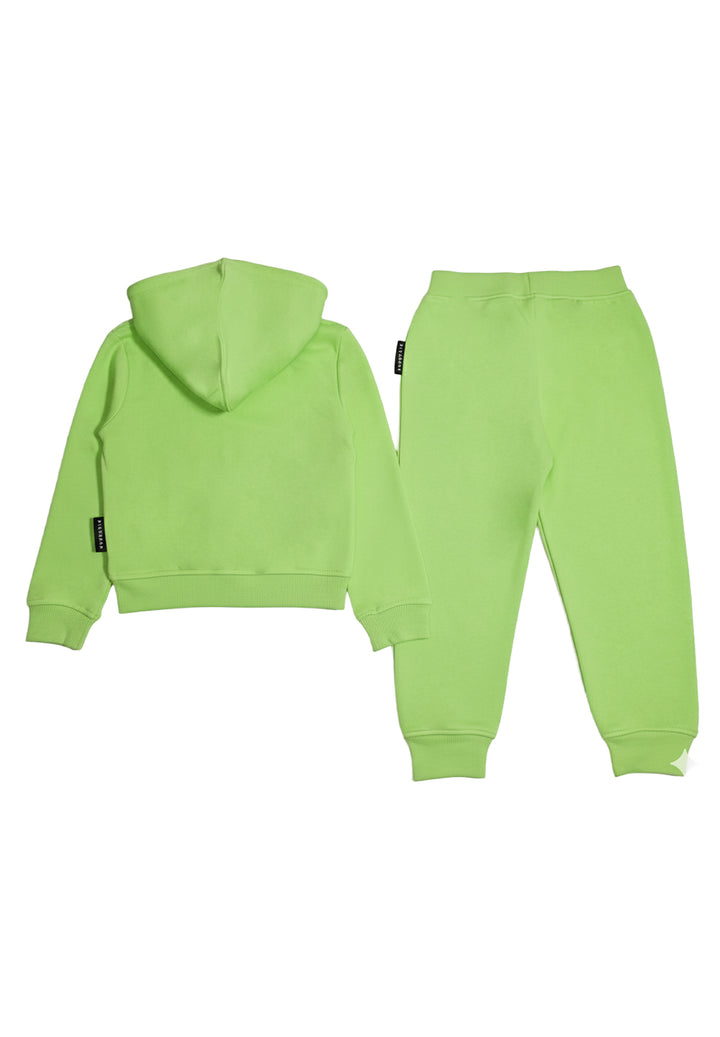 Green sweatshirt outfit for baby