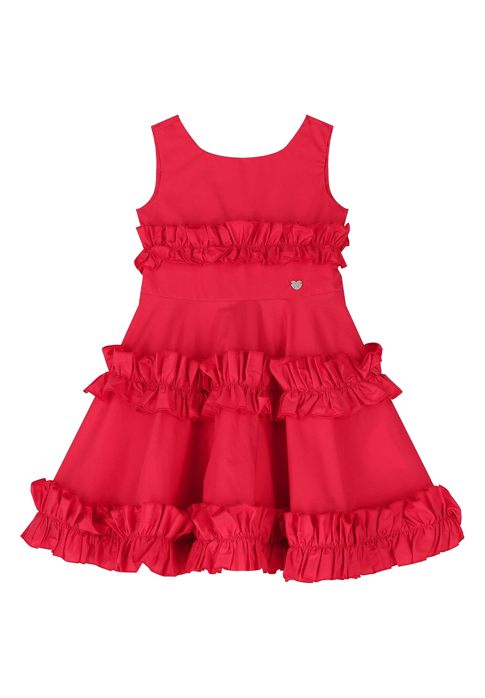 Red dress for a little girl