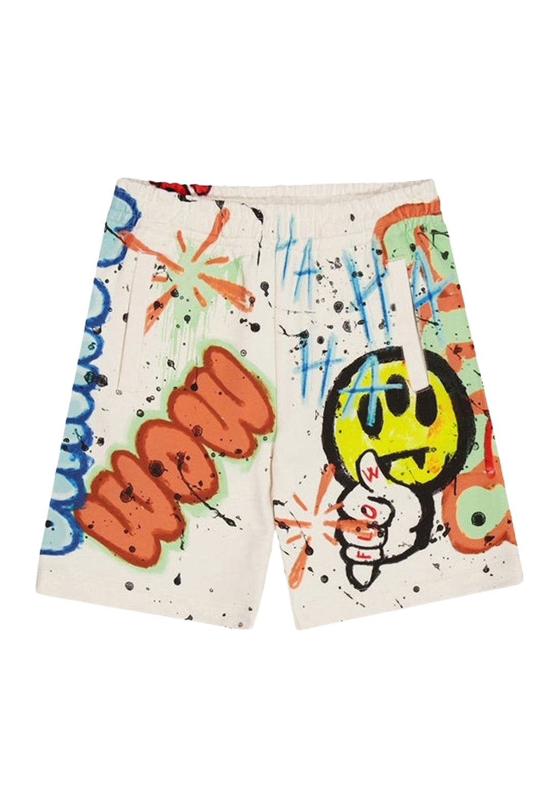 Unisex beige sweatshirt shorts