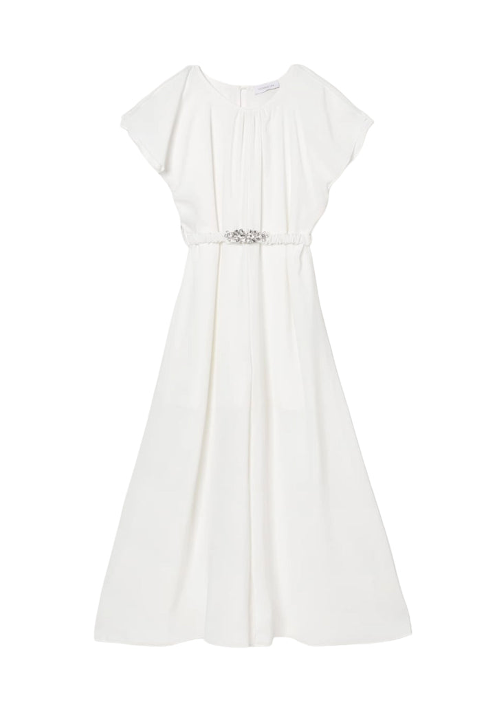 White jumpsuit for baby girl