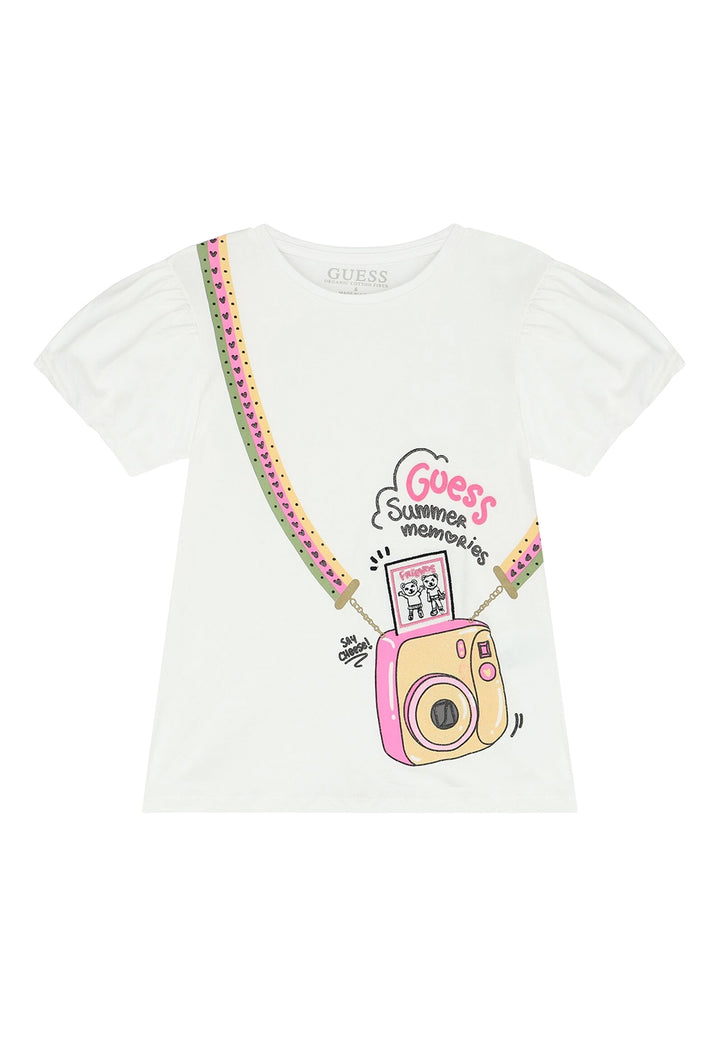 T-shirt blanc pour fille