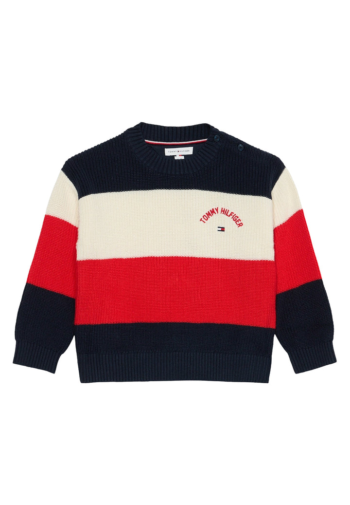 Mehrfarbiger Kinderpullover