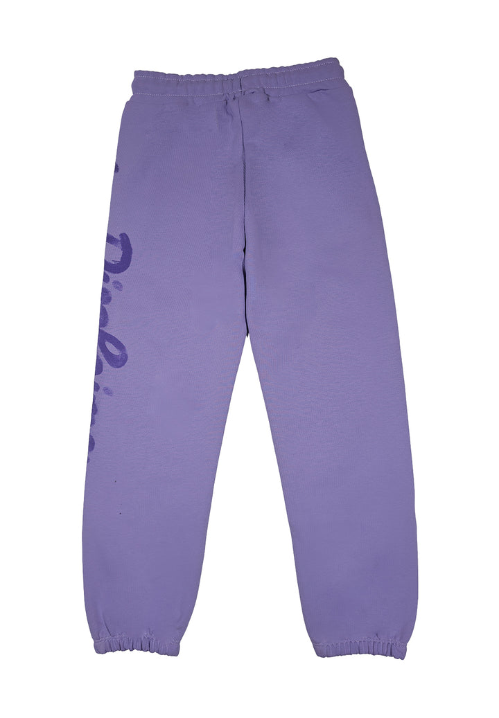 Pantalón de chándal lila para niña