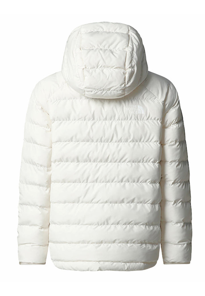 Veste réversible blanc-beige pour fille