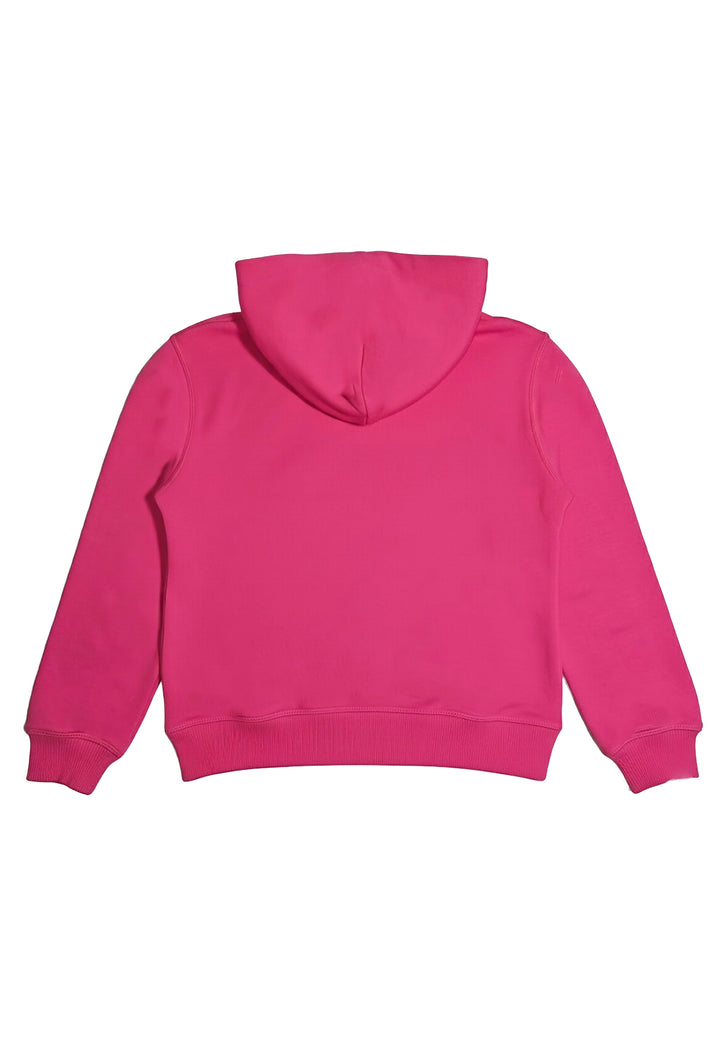 Sudadera con capucha fucsia para niña
