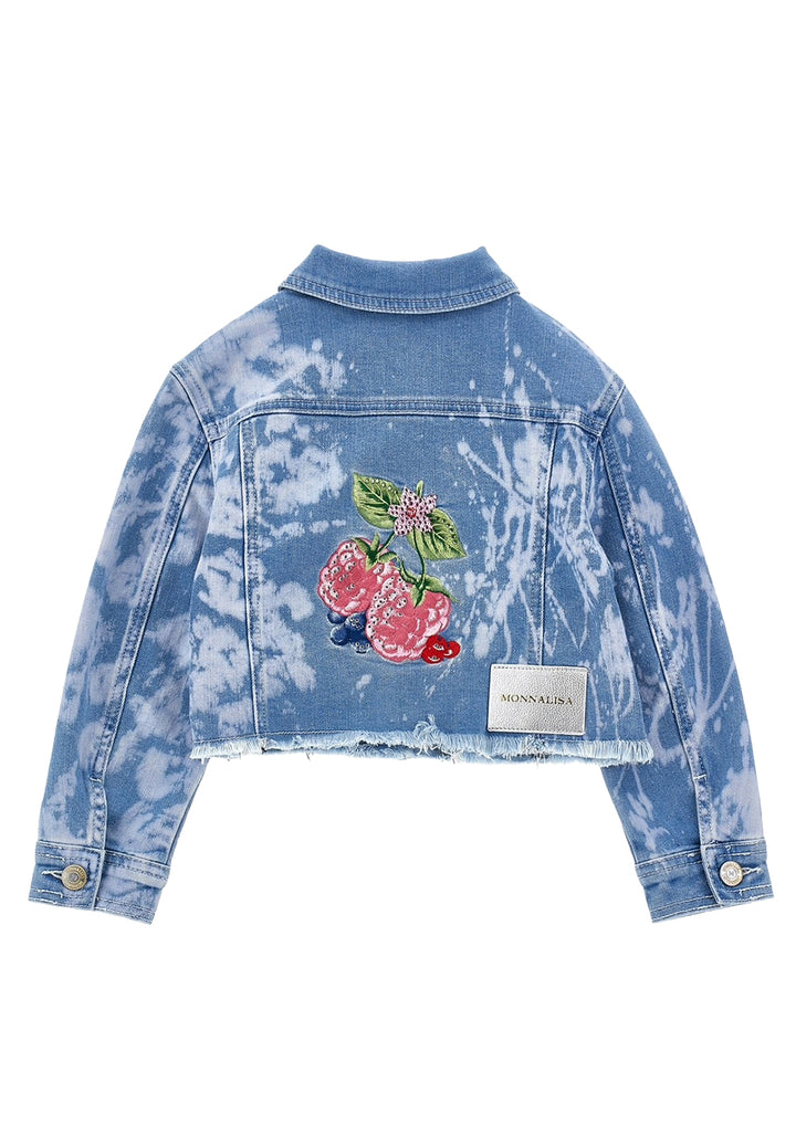 Girl's blue denim jacket