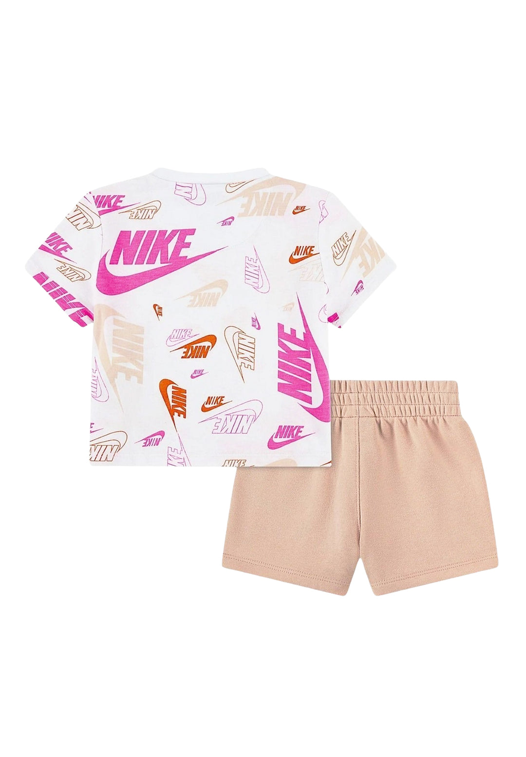 Conjunto blanco y rosa para niña