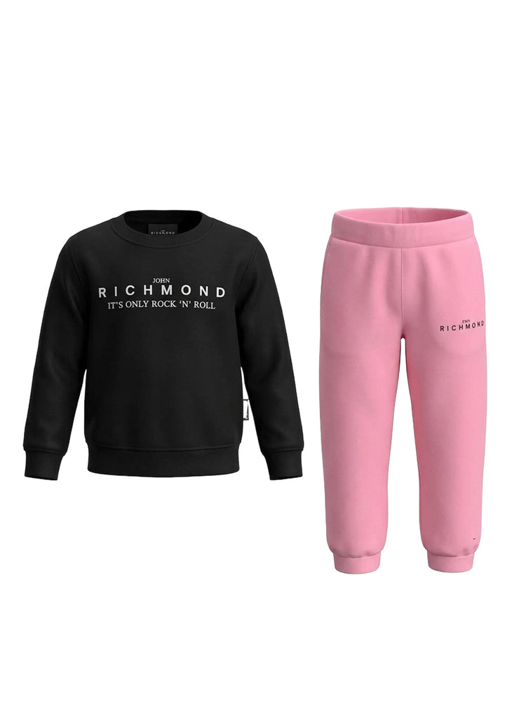 Schwarz-rosa Trainingsanzug für Mädchen